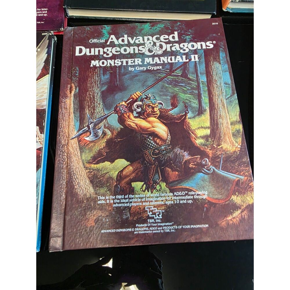 Advanced Dungeons & Dragons Monster Manual II TSR 2016